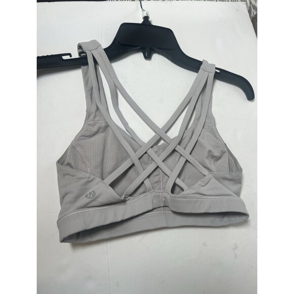 Lululemon Free to Be Serene Bra Light Gray Size 4 No Padding A - Picture 1 of 6